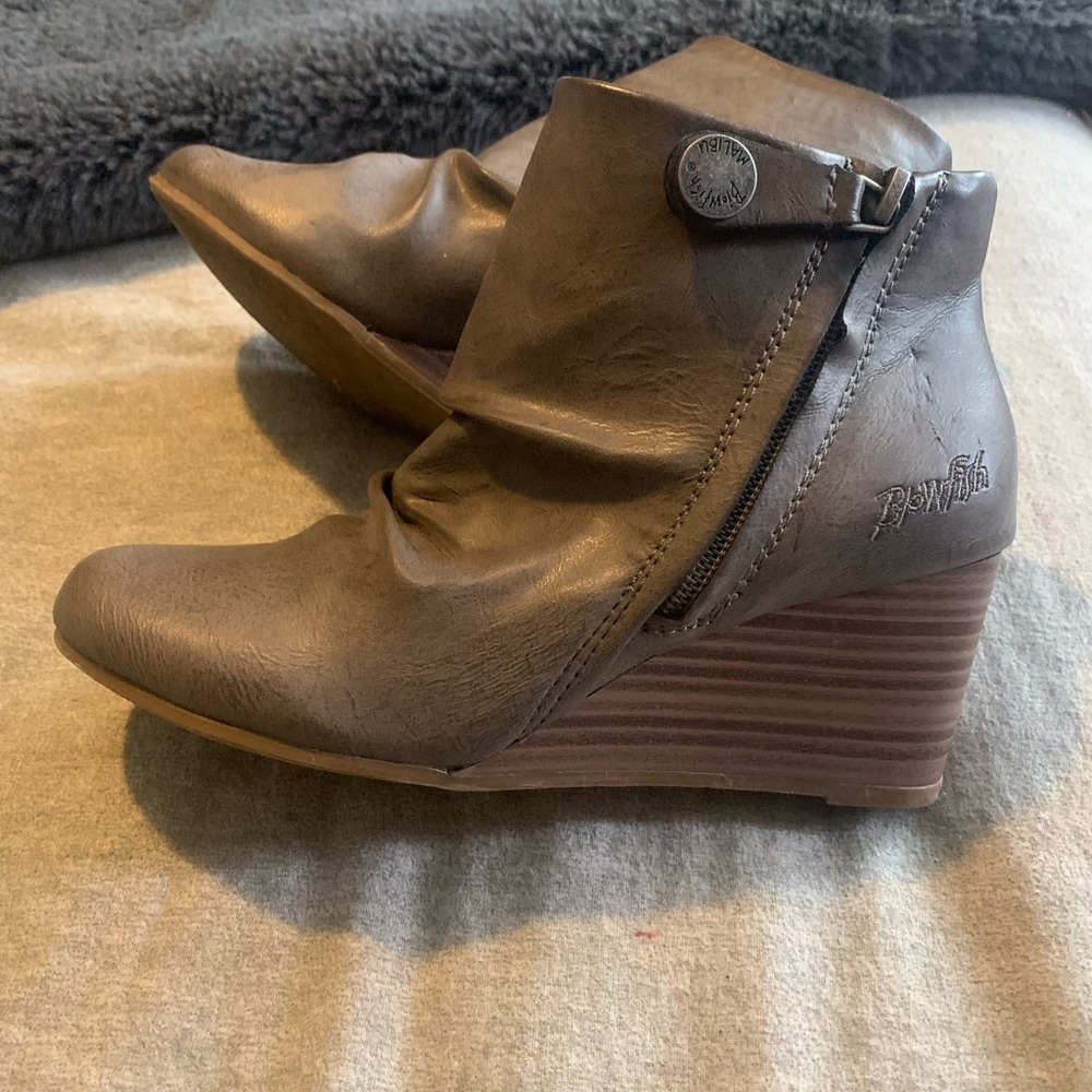 Blowfish wedge booties